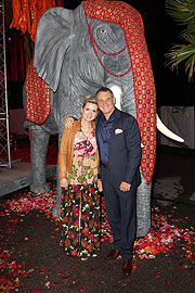 Dr.med.Markus Kloeppel mit Ehefrau Andrea Kloeppel, P1 SOMMERFEST unter dem Motto "Indian Chic" im P1 Club & Bar in München am 17.07.2018 Agency People Image (c) Franz Gruber   